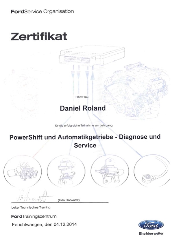 PowerShift Automatikgetriebe Daniel Roland