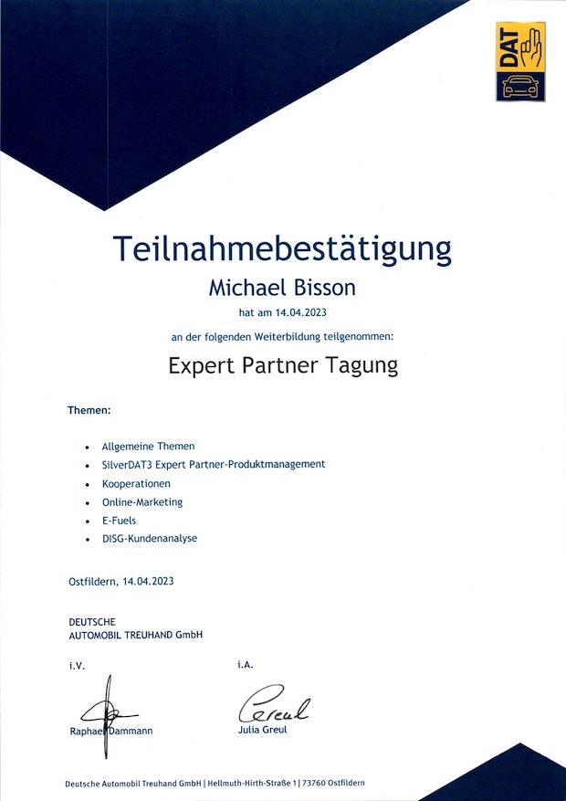 Expert Partner Tagung Michael Bisson